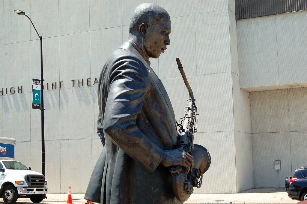 John Coltrane Statue