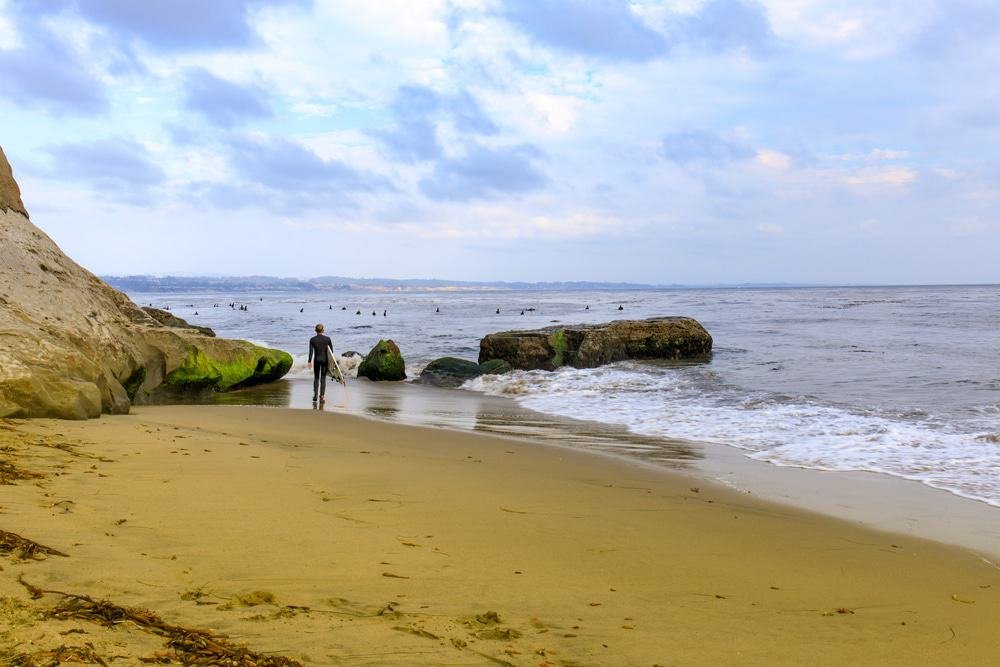 Pleasure Point Beach, California