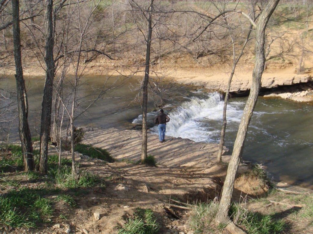 Wakarusa River Falls 