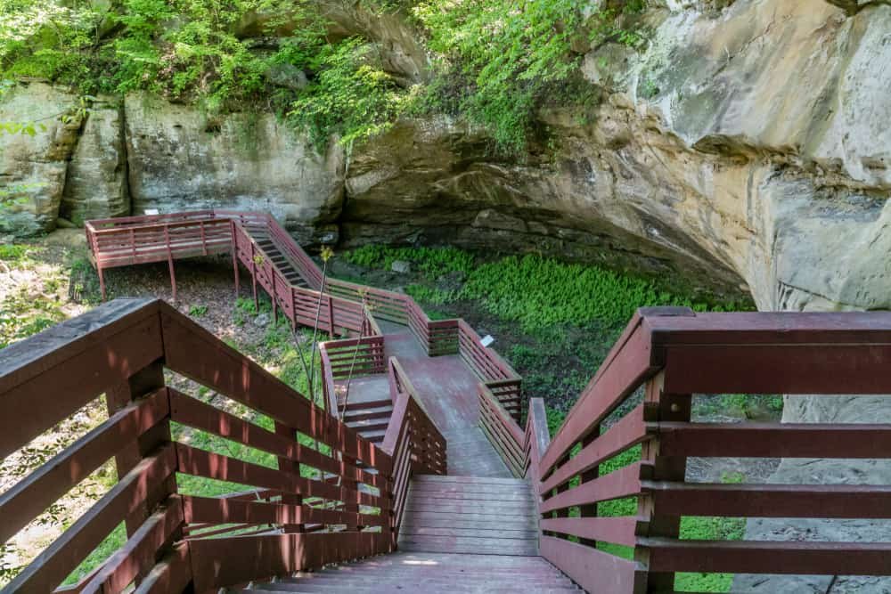 Indian Cave State Park in Shubert