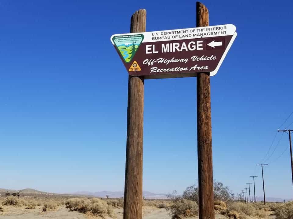 El Mirage Dry Lake Off-Highway Vehicle Recreation Area