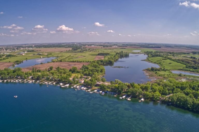 Lake Okoboji in Dickson County
