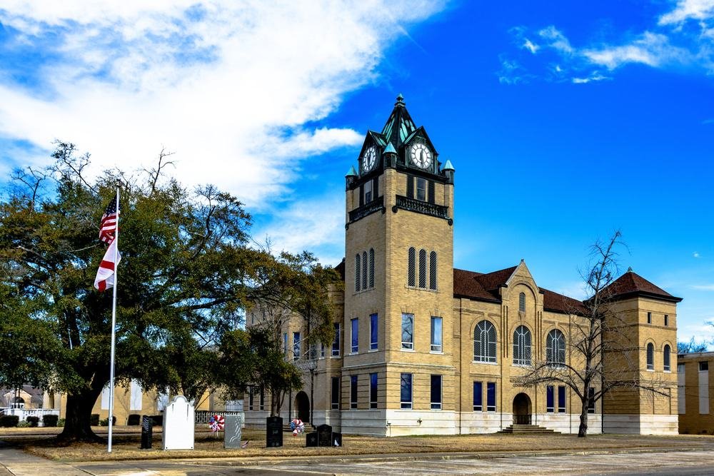 Autauga County Courthouse on Main Street in Prattville