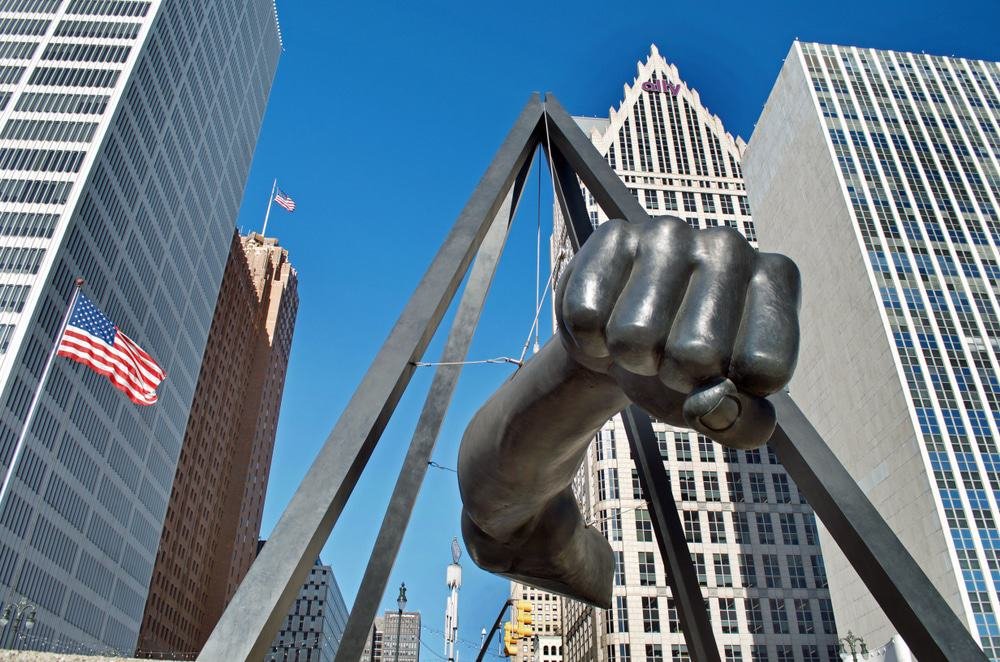Joe Louis Monument, Detroit