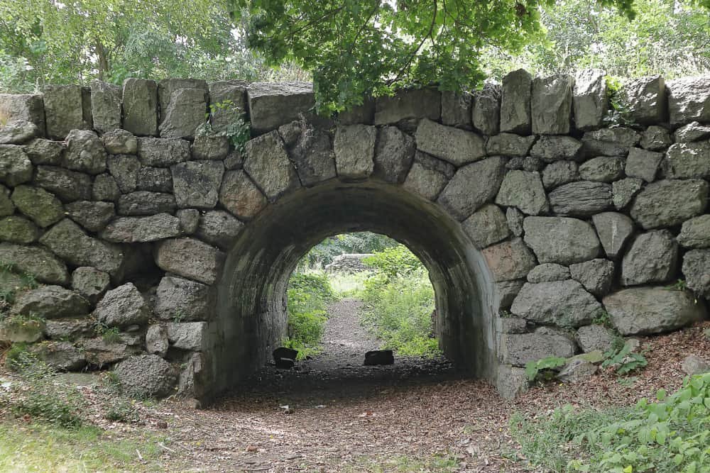 Franklin Park's Overlook Shelter Ruins, Boston