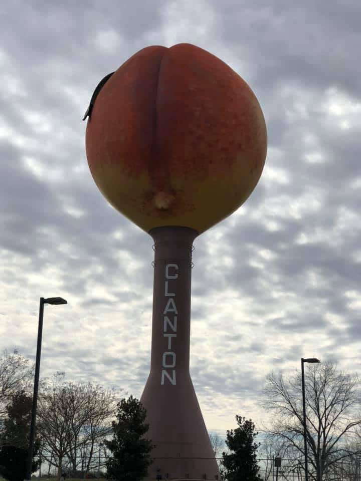 Clanton Peach Water Tower