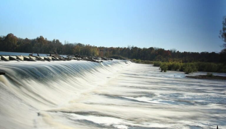 Empire Dam Waterfalls