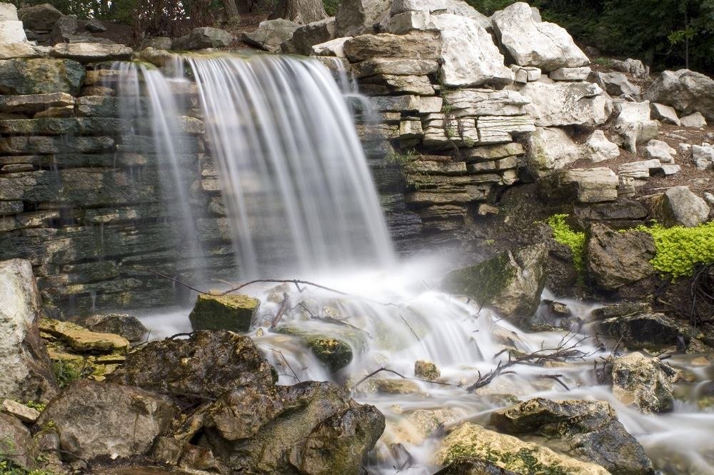 Forest Park Waterfall in St. Louis