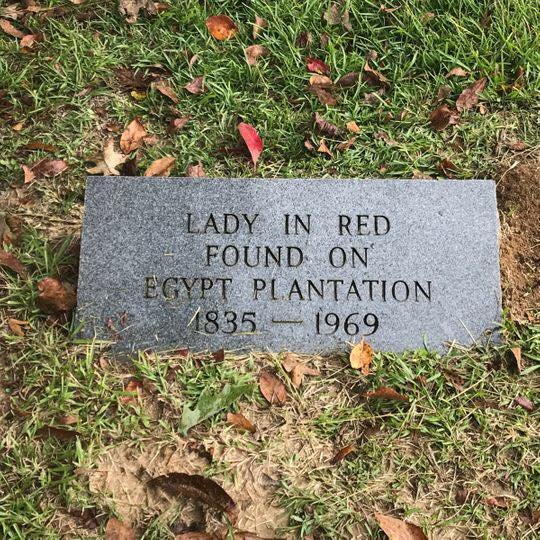 Grave Of The Lady In Red