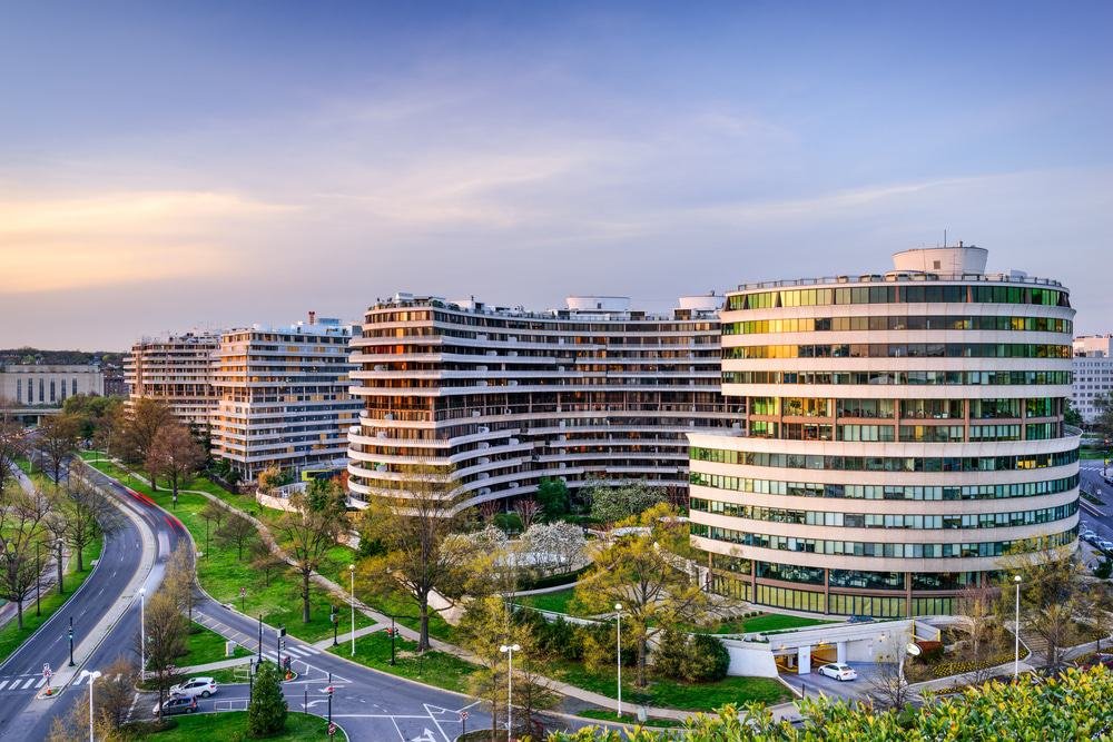 Watergate Complex in Foggy Bottom